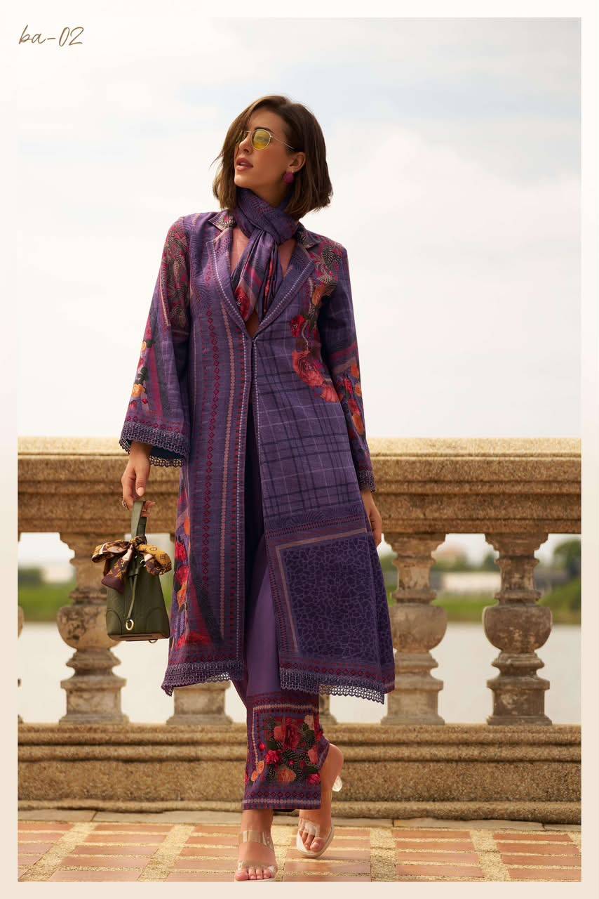 Blossom aura by Varsha 01 to 04 series Indian Traditional Wear Collection Viscose Pashmina dresses At Wholesale Price